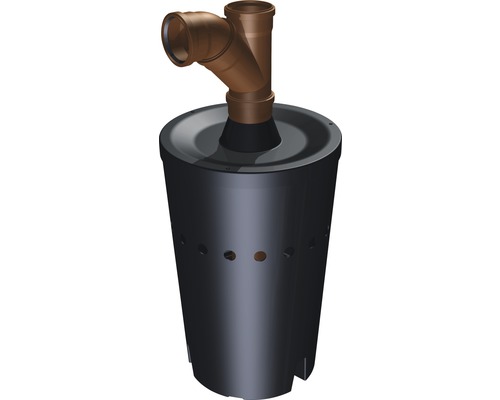 Système d''infiltration d''eau de pluie avec tuyau de raccordement