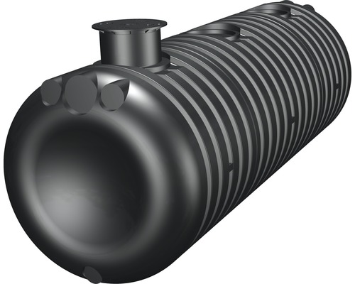 Cuve de jardin à enterrer pour eau de pluie / eaux usées 20 500 Litres GVT 20.5 Citerne d''eau de pluie cylindrique en plastique