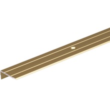 Profilé d'escalier alu or anodisé 24,5x10x1,5 mm, 1 m-thumb-0