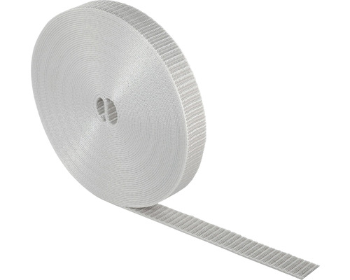Sangle de volet roulant Maxi Schellenberg 31102, 23mm/12m, gris Rouleau de bande velcro pour diverses applications