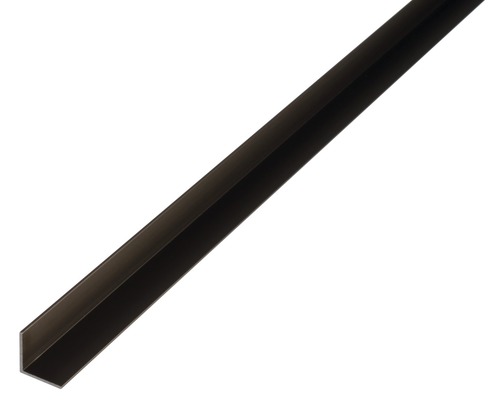 Profilé d'angle alu bronze anodisé 20x20x1,5 mm, 1 m Profilé d'angle alu bronze anodisé 20x20x1,5 mm, 1 m
