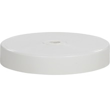 Rosace de lampe ronde en plastique avec ouverture centrale