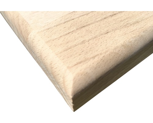 Panneau en bois avec bord arrondi