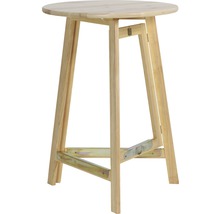 Runder Stehtisch aus Holz mit Klappfunktion