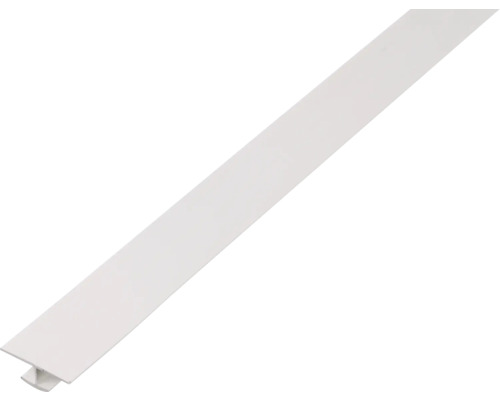 Profilé en H PVC blanc 45x20x1,5 mm, 1 m
