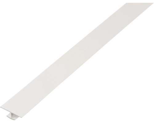 Profilé en H PVC blanc 25x6x1 mm, 1 m