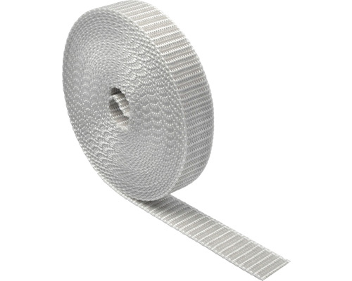 Sangle de volet roulant Maxi Schellenberg 36102, 23mm/6m, gris Bobine de ruban textile