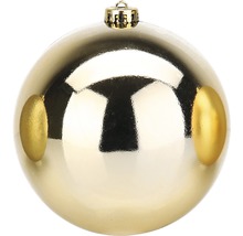 Goldfarbene Christbaumkugel