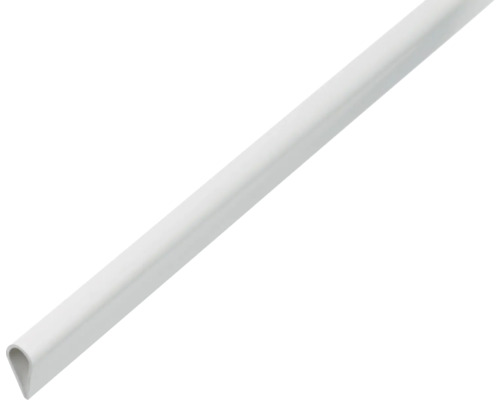 Profilé de serrage PVC blanc 15x0,9 mm, 2 m