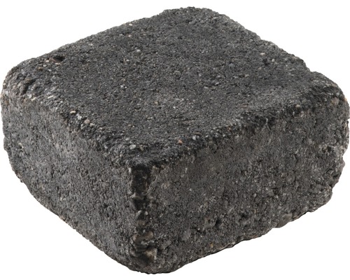 Pavé rectangulaire antique anthracite 14 x 14 x 7 cm