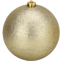 Weihnachtsbaumkugel mit Glitzer
