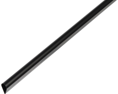 Profilé de serrage PVC noir 15x0,9 mm, 1 m