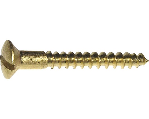 Vis à bois avec tête fendue