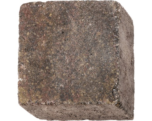 Pavé rectangulaire antique brun multicolore 14 x 14 x 7 cm