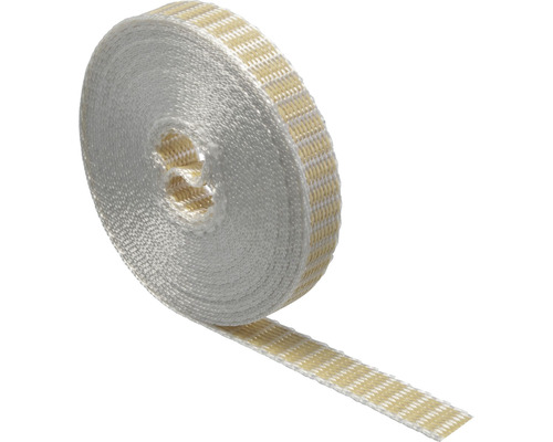 Sangle de volet roulant Mini Schellenberg 44101, 14mm/4,5m, beige Rouleau de sangle à rayures
