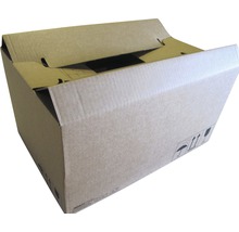 Carton ouvert pour emballage et expédition