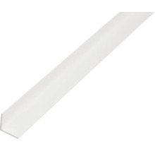 Profilé d'angle PVC blanc 10x10x1 mm, 2,6 m-thumb-0