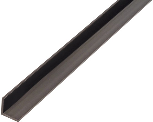 Profilé d'angle PVC noir 30x30x2 mm, 1 m