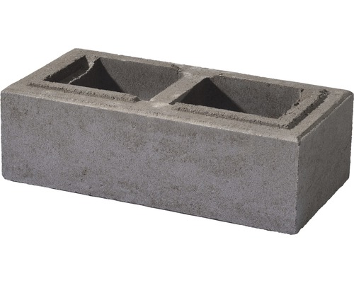 Bloc de béton creux gris