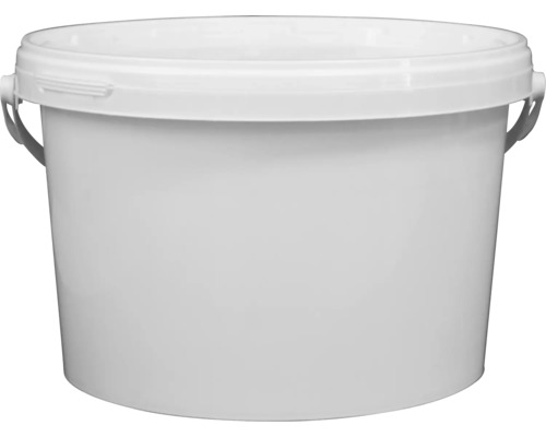Seau à peinture emballage vide seau mélangeur ovale avec couvercle 2,5 l Seau en plastique avec couvercle et poignée