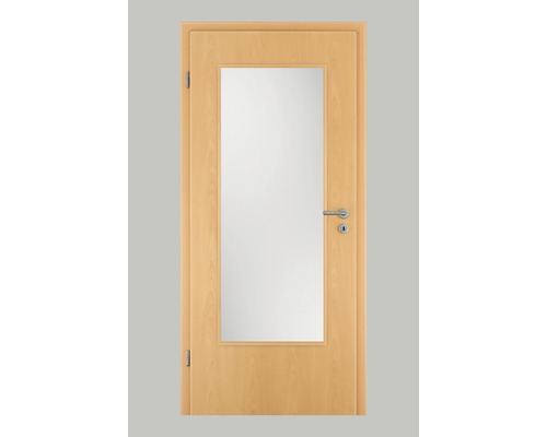 Porte intérieure Pertura Yori CPL hêtre 86,0x198,5 cm tirant gauche avec découpe G3 (sans vitrage)-0