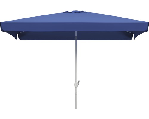 Rechteckiger Sonnenschirm mit Kurbelmechanismus