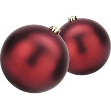 Zwei Weihnachtskugeln