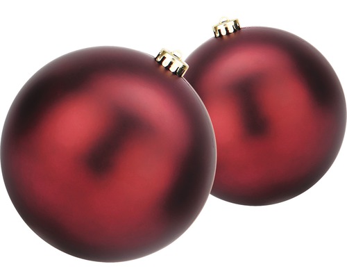 Zwei Weihnachtskugeln