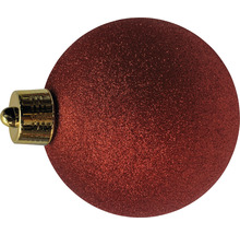 Glitzernder Christbaumschmuck in Kugelform