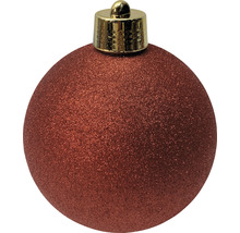 Weihnachtskugel mit Glitzer