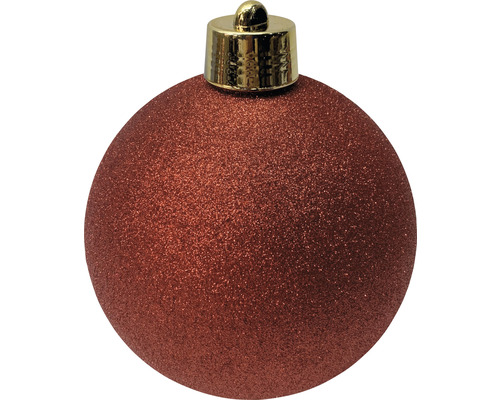 Weihnachtskugel mit Glitzer