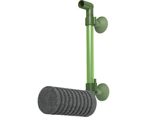 Filtre d''angle pour aquarium avec ventouses de fixation