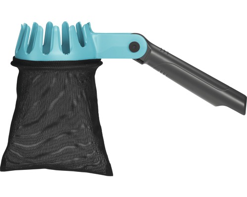 Épuisette à feuilles avec manche télescopique pour le nettoyage des bassins