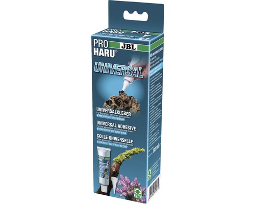Universalkleber JBL ProHaru 80 ml Pro Haru Universal Kleber Verpackung für Aquarien, Terrarien und Teiche