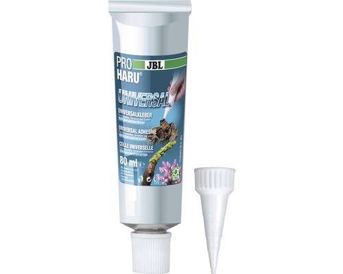 Colle universelle JBL ProHaru, tube de 80 ml avec embout de dosage