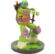 Figurine Tortue Ninja Leonardo sur plaque d''égout
