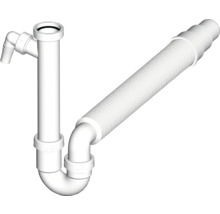 Spültischsiphon flexibel 1 1/2"x 40/50 mm mit 1 Maschinenanschluss-thumb-1