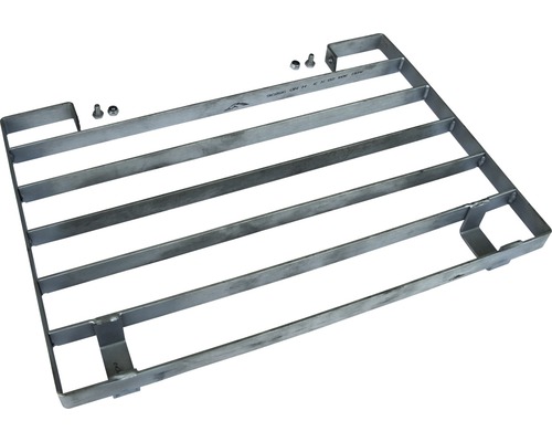 Grille de raclage CEMO pour salissures grossières adaptée au nettoyeur à bottes ECO Grille métallique avec vis pour montage