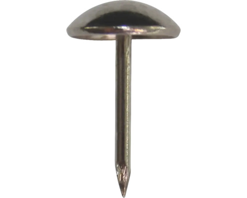 Polsternägel 6,5 mm vernickelt, 60 Stück Poliernagel aus Metall