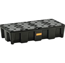 Bac collecteur PE CEMO 35 HD avec grille PE