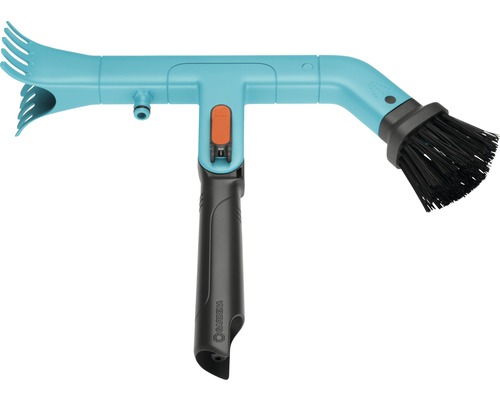 Brosse de lavage Gardena avec buse à jet plat et manche