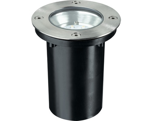 LED Bodeneinbauleuchte edelstahl mit Leuchtmittel 1-flammig 30 lm 2700 K Ø 103 mm 937.88