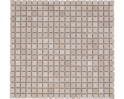 Mosaïque en pierre naturelle MOS 15/13R, beige, 30,5x32,5 cm