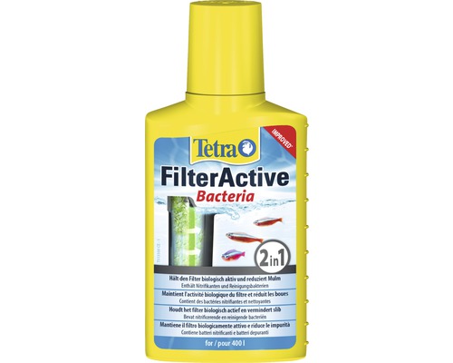 Bactéries de filtration Tetra Filter Active 100 ml Tetra FilterActive Bacteria pour 400 litres