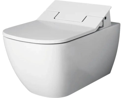 WC à fond creux sans bride DURAVIT Happy D.2 pour Sensowash 62cm blanc suspendu 2550590000-0