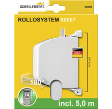 Aufschraubwickler Mini Schellenberg 50507, schwenkbar, weiß-thumb-1