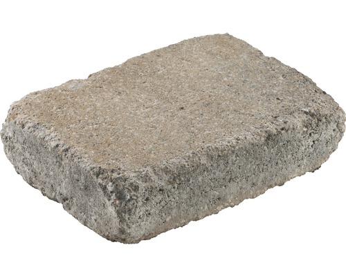 Pavé rectangulaire antique calcaire coquillier 28 x 21 x 7 cm