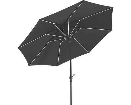 Rechteckiger Gartenschirm mit Kurbelmechanismus