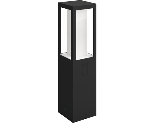 Schwarze Wegeleuchte für den Aussenbereich