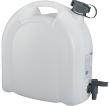 Tragbarer Wasserkanister mit Hahn